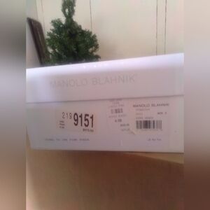 Manolo Blahniks low, chunky heels, pink suede, never worn, new in box